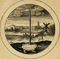 An illustration from Emblemata selectiora. Typis elegantissimis expressa, nec non sententiis, carminibus, historiis ac proverbiis, ex scriptoribus cum sacris tum profanis, antiquis & recentioribus, illustrata (1704)