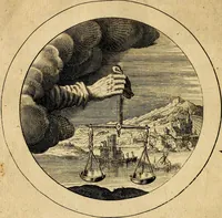 An illustration from Emblemata selectiora. Typis elegantissimis expressa, nec non sententiis, carminibus, historiis ac proverbiis, ex scriptoribus cum sacris tum profanis, antiquis & recentioribus, illustrata (1704)