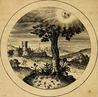 An illustration from Emblemata selectiora. Typis elegantissimis expressa, nec non sententiis, carminibus, historiis ac proverbiis, ex scriptoribus cum sacris tum profanis, antiquis & recentioribus, illustrata (1704)