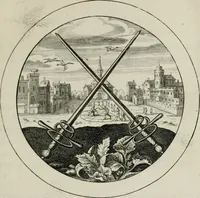 An illustration from Emblemata selectiora : typis elegantissimis expressa, nec non sententiis, carminibus, historiis ac proverbiis, ex scriptoribus cum sacris tum profanis, antiquis & recentioribus, illustrata (1704)