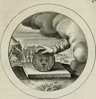 An illustration from Emblemata selectiora : typis elegantissimis expressa, nec non sententiis, carminibus, historiis ac proverbiis, ex scriptoribus cum sacris tum profanis, antiquis & recentioribus, illustrata (1704)