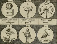 Picture 4 of 49 from Emblemata, sive, Symbola a principibus, viris eeclesiasticis [sic] ac militaribus aliisque vsurpanda : Deuises ou emblemes pour princes, gens d'Eglise, gens de guerre, & aultres (1624), leaf 12