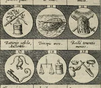 An illustration from Emblemata, sive, Symbola a principibus, viris eeclesiasticis [sic] ac militaribus aliisque vsurpanda : Deuises ou emblemes pour princes, gens d'Eglise, gens de guerre, & aultres (1624)