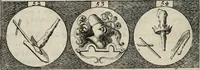 An illustration from Emblemata, sive, Symbola a principibus, viris eeclesiasticis [sic] ac militaribus aliisque vsurpanda : Deuises ou emblemes pour princes, gens d'Eglise, gens de guerre, & aultres (1624)
