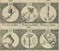 An illustration from Emblemata, sive, Symbola a principibus, viris eeclesiasticis [sic] ac militaribus aliisque vsurpanda : Deuises ou emblemes pour princes, gens d'Eglise, gens de guerre, & aultres (1624)