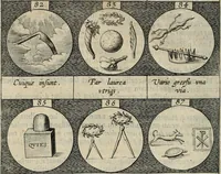 Picture 22 of 49 from Emblemata, sive, Symbola a principibus, viris eeclesiasticis [sic] ac militaribus aliisque vsurpanda : Deuises ou emblemes pour princes, gens d'Eglise, gens de guerre, & aultres (1624), leaf 31