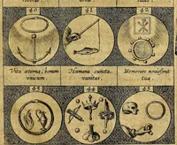 An illustration from Emblemata sive symbola a principibus, viris eeclesiasticis [sic] ac militaribus aliisque vsurpanda. Deuises ou emblemes pour princes, gens d'Eglise, gens de guerre, & aultres (1624)