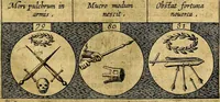 An illustration from Emblemata sive symbola a principibus, viris eeclesiasticis [sic] ac militaribus aliisque vsurpanda. Deuises ou emblemes pour princes, gens d'Eglise, gens de guerre, & aultres (1624)