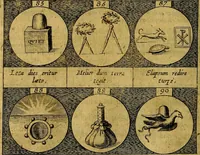 An illustration from Emblemata sive symbola a principibus, viris eeclesiasticis [sic] ac militaribus aliisque vsurpanda. Deuises ou emblemes pour princes, gens d'Eglise, gens de guerre, & aultres (1624)