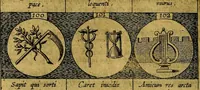 An illustration from Emblemata sive symbola a principibus, viris eeclesiasticis [sic] ac militaribus aliisque vsurpanda. Deuises ou emblemes pour princes, gens d'Eglise, gens de guerre, & aultres (1624)