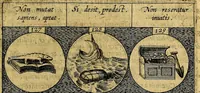 Picture 32 of 51 from Emblemata sive symbola a principibus, viris eeclesiasticis [sic] ac militaribus aliisque vsurpanda. Deuises ou emblemes pour princes, gens d'Eglise, gens de guerre, & aultres (1624), leaf 38