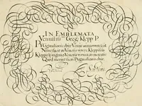 An illustration from Emblemata varia Gregori KleppisI, poetae l. caesarij : incisa aeri, aphorismis et epigrammatis illustrata (1623)