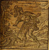 An illustration from Emblemata V.C. Andreae Alciati Mediolanensis iurisconsulti : cum facili & compendiosa explicatione, qua obscura illustrantur, dubiaq́ue omnia soluuntur, (1622)