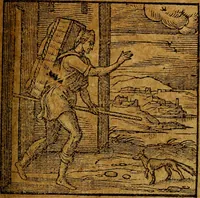 An illustration from Emblemata V.C. Andreae Alciati Mediolanensis iurisconsulti : cum facili & compendiosa explicatione, qua obscura illustrantur, dubiaq́ue omnia soluuntur, (1622)