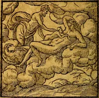 An illustration from Emblemata V.C. Andreae Alciati Mediolanensis iurisconsulti : cum facili & compendiosa explicatione, qua obscura illustrantur, dubiaq́ue omnia soluuntur, (1622)