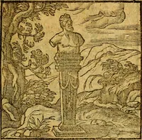 An illustration from Emblemata V.C. Andreae Alciati Mediolanensis iurisconsulti : cum facili & compendiosa explicatione, qua obscura illustrantur, dubiaq́ue omnia soluuntur, (1622)