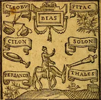 An illustration from Emblemata V.C. Andreae Alciati Mediolanensis iurisconsulti : cum facili & compendiosa explicatione, qua obscura illustrantur, dubiaq́ue omnia soluuntur, (1622)