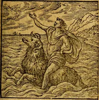 Picture 189 of 213 from Emblemata V.C. Andreae Alciati Mediolanensis iurisconsulti : cum facili & compendiosa explicatione, qua obscura illustrantur, dubiaq́ue omnia soluuntur, (1622), leaf 230