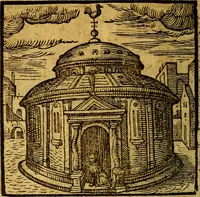 An illustration from Emblemata V.C. Andreae Alciati Mediolanensis iurisconsulti : cum facili & compendiosa explicatione, qua obscura illustrantur, dubiaq́ue omnia soluuntur, (1622)