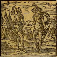 Picture 42 of 213 from Emblemata V.C. Andreae Alciati Mediolanensis iurisconsulti : cum facili & compendiosa explicatione, qua obscura illustrantur, dubiaq́ue omnia soluuntur, (1622), leaf 60