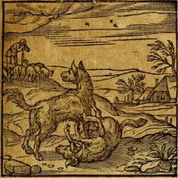 An illustration from Emblemata V.C. Andreae Alciati Mediolanensis iurisconsulti : cum facili & compendiosa explicatione, qua obscura illustrantur, dubiaq́ue omnia soluuntur, (1622)