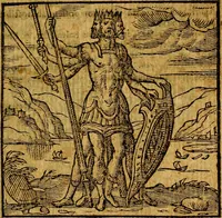 An illustration from Emblemata v. c. Andreae Alciati Mediolanensis iurisconsulti : cum facili & compe[n]diosa explicatione, qua obscura illustrantur, dubiáque omnia solvuntur (1584)