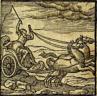 An illustration from Emblemata v. c. Andreae Alciati Mediolanensis iurisconsulti : cum facili & compe[n]diosa explicatione, qua obscura illustrantur, dubiáque omnia solvuntur (1584)