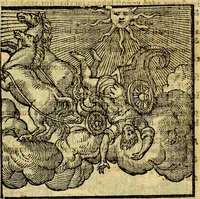 An illustration from Emblemata v. c. Andreae Alciati Mediolanensis iurisconsulti : cum facili & compe[n]diosa explicatione, qua obscura illustrantur, dubiáque omnia solvuntur (1584)