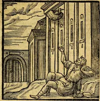 An illustration from Emblemata v. c. Andreae Alciati Mediolanensis iurisconsulti : cum facili & compe[n]diosa explicatione, qua obscura illustrantur, dubiáque omnia solvuntur (1584)