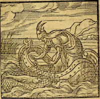 Picture 80 of 216 from Emblemata v. c. Andreae Alciati Mediolanensis iurisconsulti : cum facili & compe[n]diosa explicatione, qua obscura illustrantur, dubiáque omnia solvuntur (1584), leaf 174