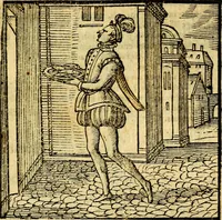 An illustration from Emblemata v. c. Andreae Alciati Mediolanensis iurisconsulti : cum facili & compe[n]diosa explicatione, qua obscura illustrantur, dubiáque omnia solvuntur (1584)