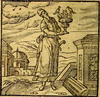 An illustration from Emblemata v. c. Andreae Alciati Mediolanensis iurisconsulti : cum facili & compe[n]diosa explicatione, qua obscura illustrantur, dubiáque omnia solvuntur (1584)