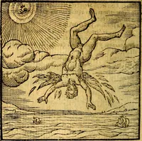 Picture 108 of 216 from Emblemata v. c. Andreae Alciati Mediolanensis iurisconsulti : cum facili & compe[n]diosa explicatione, qua obscura illustrantur, dubiáque omnia solvuntur (1584), leaf 231