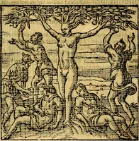 Picture 119 of 216 from Emblemata v. c. Andreae Alciati Mediolanensis iurisconsulti : cum facili & compe[n]diosa explicatione, qua obscura illustrantur, dubiáque omnia solvuntur (1584), leaf 254