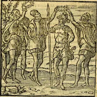 Picture 139 of 216 from Emblemata v. c. Andreae Alciati Mediolanensis iurisconsulti : cum facili & compe[n]diosa explicatione, qua obscura illustrantur, dubiáque omnia solvuntur (1584), leaf 296