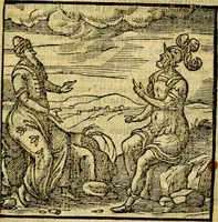 Picture 141 of 216 from Emblemata v. c. Andreae Alciati Mediolanensis iurisconsulti : cum facili & compe[n]diosa explicatione, qua obscura illustrantur, dubiáque omnia solvuntur (1584), leaf 300