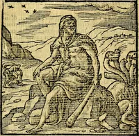 An illustration from Emblemata v. c. Andreae Alciati Mediolanensis iurisconsulti : cum facili & compe[n]diosa explicatione, qua obscura illustrantur, dubiáque omnia solvuntur (1584)