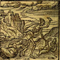 An illustration from Emblemata v. c. Andreae Alciati Mediolanensis iurisconsulti : cum facili & compe[n]diosa explicatione, qua obscura illustrantur, dubiáque omnia solvuntur (1584)