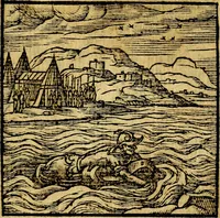 An illustration from Emblemata v. c. Andreae Alciati Mediolanensis iurisconsulti : cum facili & compe[n]diosa explicatione, qua obscura illustrantur, dubiáque omnia solvuntur (1584)