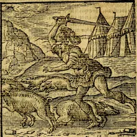 Picture 180 of 216 from Emblemata v. c. Andreae Alciati Mediolanensis iurisconsulti : cum facili & compe[n]diosa explicatione, qua obscura illustrantur, dubiáque omnia solvuntur (1584), leaf 378