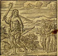 An illustration from Emblemata v. c. Andreae Alciati Mediolanensis iurisconsulti : cum facili & compe[n]diosa explicatione, qua obscura illustrantur, dubiáque omnia solvuntur (1584)