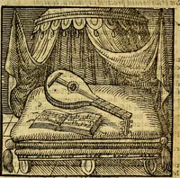 Picture 14 of 216 from Emblemata v. c. Andreae Alciati Mediolanensis iurisconsulti : cum facili & compe[n]diosa explicatione, qua obscura illustrantur, dubiáque omnia solvuntur (1584), leaf 40