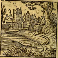 An illustration from Emblemata v. c. Andreae Alciati Mediolanensis iurisconsulti : cum facili & compe[n]diosa explicatione, qua obscura illustrantur, dubiáque omnia solvuntur (1584)