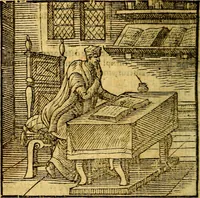 An illustration from Emblemata v. c. Andreae Alciati Mediolanensis iurisconsulti : cum facili & compe[n]diosa explicatione, qua obscura illustrantur, dubiáque omnia solvuntur (1584)