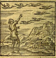 An illustration from Emblemata v. c. Andreae Alciati Mediolanensis iurisconsulti : cum facili & compe[n]diosa explicatione, qua obscura illustrantur, dubiáque omnia solvuntur (1584)