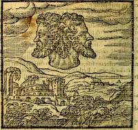 An illustration from Emblemata v. c. Andreae Alciati Mediolanensis iurisconsulti : cum facili & compe[n]diosa explicatione, qua obscura illustrantur, dubiáque omnia solvuntur (1584)