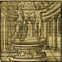 An illustration from Emblemata v. c. Andreae Alciati Mediolanensis iurisconsulti : cum facili & compe[n]diosa explicatione, qua obscura illustrantur, dubiáque omnia solvuntur (1584)