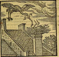 An illustration from Emblemata v. c. Andreae Alciati Mediolanensis iurisconsulti : cum facili & compe[n]diosa explicatione, qua obscura illustrantur, dubiáque omnia solvuntur (1584)