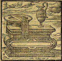 Picture 35 of 216 from Emblemata v. c. Andreae Alciati Mediolanensis iurisconsulti : cum facili & compe[n]diosa explicatione, qua obscura illustrantur, dubiáque omnia solvuntur (1584), leaf 86
