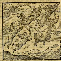An illustration from Emblemata v. c. Andreae Alciati Mediolanensis iurisconsulti : cum facili & compe[n]diosa explicatione, qua obscura illustrantur, dubiáque omnia solvuntur (1584)